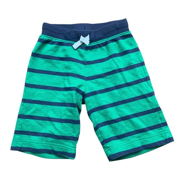 Hanna Andersson green and blue striped shorts - Picture 3 of 7